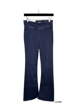 FRAME Jetset High-Rise Flare Pull-On Jeans in Keller